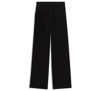 HUGO Relaxed-Fit Hose aus Samt - Style Haseli-1, 50569665 Schwarz 42