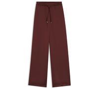 HUGO Relaxed-Fit Hose aus Satin mit Tunnelzugbund - Style Hasanna-1, 50570935 Braun 36