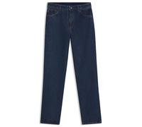 HUGO Relaxed-Fit Jeans aus blauem Denim mit Rinse-Waschung - Style Leni_B, 50534157 Dunkelblau 26/30