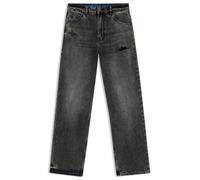 HUGO Relaxed-Fit Jeans aus festem Denim in Used-Optik - Style Leni_B, 50541574 Schwarz 29/34