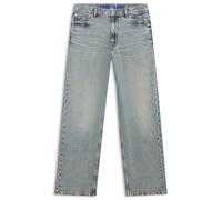 HUGO Relaxed-Fit Jeans aus meerblauem festem Denim - Style Leni_B, 50557383 Hellblau 32/34