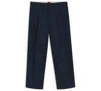 HUGO Relaxed-Fit Jeans aus softer dunkelblauer Baumwolle - Style HUGO 249, 50562813 Dunkelblau 36/32