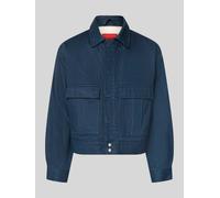 HUGO Relaxed Fit Jeansjacke aus reiner Baumwolle Modell 'HUGO 083/1' in Jeansblau, Größe S