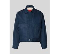 HUGO Relaxed Fit Jeansjacke aus reiner Baumwolle Modell 'HUGO 083/1' in Jeansblau, Größe XXL