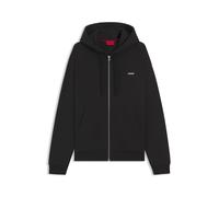 HUGO Relaxed-Fit Kapuzenjacke aus Baumwoll-Terry - Style Dapozip, 50548651 Schwarz XL