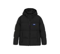 HUGO Herren Pufferjacke mit Kapuze BODO2541 Relaxed Fit, schwarz, Gr. L