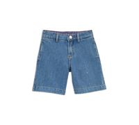 HUGO Relaxed-Fit Kids-Jeansshorts mit Nieten-Streifen - Style G00406/Z1004A, G00406 Blau 138