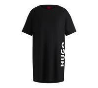 HUGO Relaxed-Fit Nachthemd aus Stretch-Jersey mit Logo-Print - Style UNITE_NIGHTY, 50522897 Schwarz M