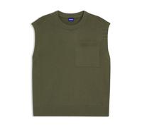 HUGO Relaxed-Fit Pullunder mit Brusttasche - Style Savvy, 50543780 Olive XL