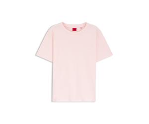 HUGO Relaxed-Fit Pyjama-Top aus Stretch-Baumwolle - Style HUGO ID T-SHIRT, 50555634 Hellrosa XS