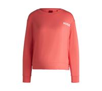 HUGO Relaxed-Fit Pyjama-Top aus Stretch-Jersey mit Logo-Print - Style UNITE_LS-SHIRT, 50490706 Koralle XL