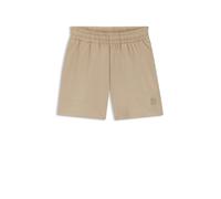 HUGO Relaxed-Fit Shorts aus Baumwoll-Terry mit Logo-Stickerei - Style Ninosta_2, 50536943 Hellbeige L
