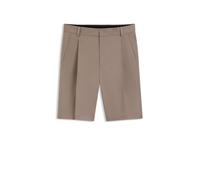 HUGO Relaxed-Fit Shorts aus elastischem Baumwoll-Twill - Style Fery261X, 50561210 Hellbraun 52