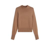 HUGO Relaxed-Fit Strickpullover mit Stehkragen - Style Sorellenio, 50569389 Hellbraun S