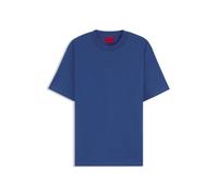 HUGO Relaxed-Fit T-Shirt aus Baumwoll-Jersey mit Logo-Print - Style Dapolino, 50488330 Blau XXL