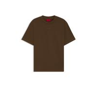 HUGO Relaxed-Fit T-Shirt aus Baumwolle mit Logo-Print - Style Dapolino, 50488330 Braun S