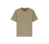 HUGO Relaxed-Fit T-Shirt aus Baumwolle mit Logo-Print - Style Dapolino, 50488330 Braun XL