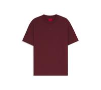 HUGO Relaxed-Fit T-Shirt aus Baumwolle mit Logo-Print - Style Dapolino, 50488330 Dunkelrot XS
