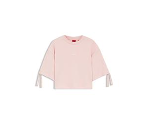HUGO Relaxed-Fit T-Shirt mit gerafften Ärmeln - Style CASUAL_t-shirt, 50561045 Hellrosa XL