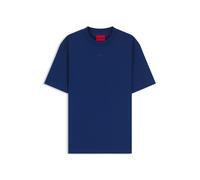 HUGO Relaxed-Fit T-Shirt aus Baumwoll-Jersey mit Logo-Print - Style Dapolino, 50488330 Blau XS