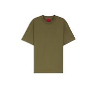 HUGO Relaxed-Fit T-Shirt aus Baumwoll-Jersey mit Logo-Print - Style Dapolino, 50488330 Olive XS