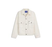 HUGO Relaxed-Fit Trucker-Jacke aus Ecru-Denim - Style Nial, 50555992 Natur M