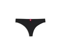 HUGO Ripp-String mit Herz-Logo und niedrigem Bund - Style HUGO HEART THONG, 50566784 Schwarz L