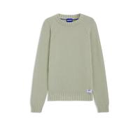 HUGO Rippstrick-Pullover aus Baumwolle - Style Sonnee, 50551398 Hellgrün S