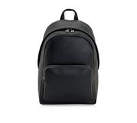 HUGO Rucksack aus Kunstleder mit geprägtem Logo-Patch - Style Ethon HI EVO_Bckpck, 50573495 Schwarz ONESI