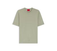 HUGO Slim-Fit Strickpullover San Carl-CV – kurze Ärmel, Hellgrün M