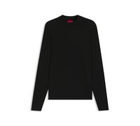 HUGO Slim-Fit Pullover mit hohem Ausschnitt - Style San Marc-CV, 50546856 Schwarz L