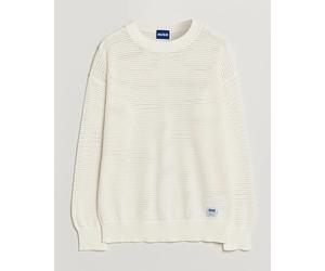 HUGO Sanjou Knitted Sweater Open White Weiß XL