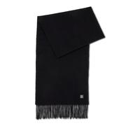 HUGO Schal aus Woll-Mix mit Fransen und Stack-Logo - Style Orris_ME_35*180, 50572413 Schwarz ONESI