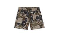 HUGO Schnell trocknende Badeshorts mit Allover-Print - Style CALALA, 50510061 Grün XL