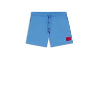HUGO Schnell trocknende Badeshorts mit Logo-Label - Style DOMINICA, 50493450 Hellblau XL