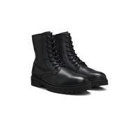 HUGO Schnürboots aus Glattleder mit seitlichem Reißverschluss - Style Draven_Zipb_lt, 50573033 Schwarz 42