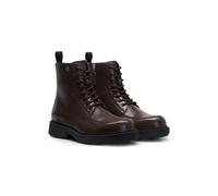 HUGO Schnürboots aus Leder mit Logo-Prägung - Style Angey_LuBoot_aclt, 50573767 Dunkelbraun 39