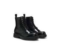 HUGO Schnürboots aus Leder mit Logo-Prägung - Style Angey_LuBoot_aclt, 50573767 Schwarz 37