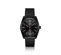 HUGO Schwarz beschichtete Uhr mit tonalem Mesh-Armband - Style #ARK, 58565088 Schwarz ONESI