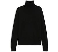HUGO Rollkragenpullover aus Woll-Mix mit Kaschmir - Style Sedennina, 50569403 Schwarz S