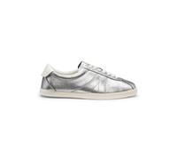 HUGO Sneakers aus Leder mit Metallic-Effekt - Style Serenata_Tenn_mtalt, 50569342 Silber 40