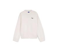 HUGO Oversized-Fit Strickpullover mit Script-Logo - Style Shenny_B, 50569622 Natur XS