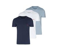 HUGO RN Triplet T-Shirt weiß/hellblau/dunkelblau (3er-Pack) - S