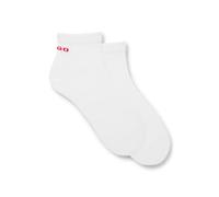 HUGO Zweier-Pack kurze Socken aus Baumwoll-Mix - Style 2P SH LOGO CC, 50516396 Weiß 43-46