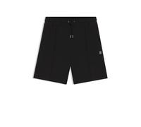HUGO Shorts aus Baumwoll-Mix mit Stack-Logo-Besatz - Style Dimacshort, 50562844 Schwarz M