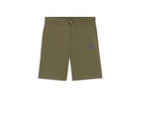 HUGO Shorts aus Baumwoll-Terry mit Tunnelzug und blauem Logo-Label - Style Nasensio, 50522364 Grün L