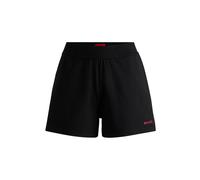 HUGO Shorts aus elastischem Gewebe mit Logo-Print - Style SHUFFLE_SHORTS, 50490596 Schwarz XXL