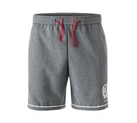 HUGO Shorts Herren Regular Fit Jersey grau, 50