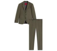 HUGO Slim-Fit Anzug aus funktionalem Stretch-Woll-Mix - Style Henry/Getlin232X, 50530116 Olive 90