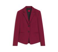 HUGO Regular Fit Kurzblazer mit Reverskragen Modell 'Agonia' in Dunkelrot, Größe 44